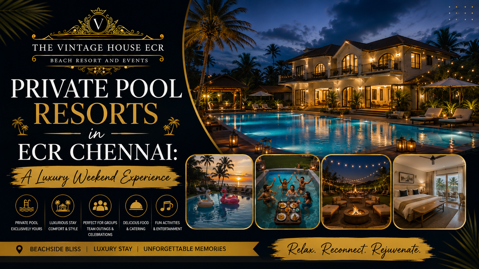 Private Pool Resorts in ECR Chennai: A Luxury Weekend Experience