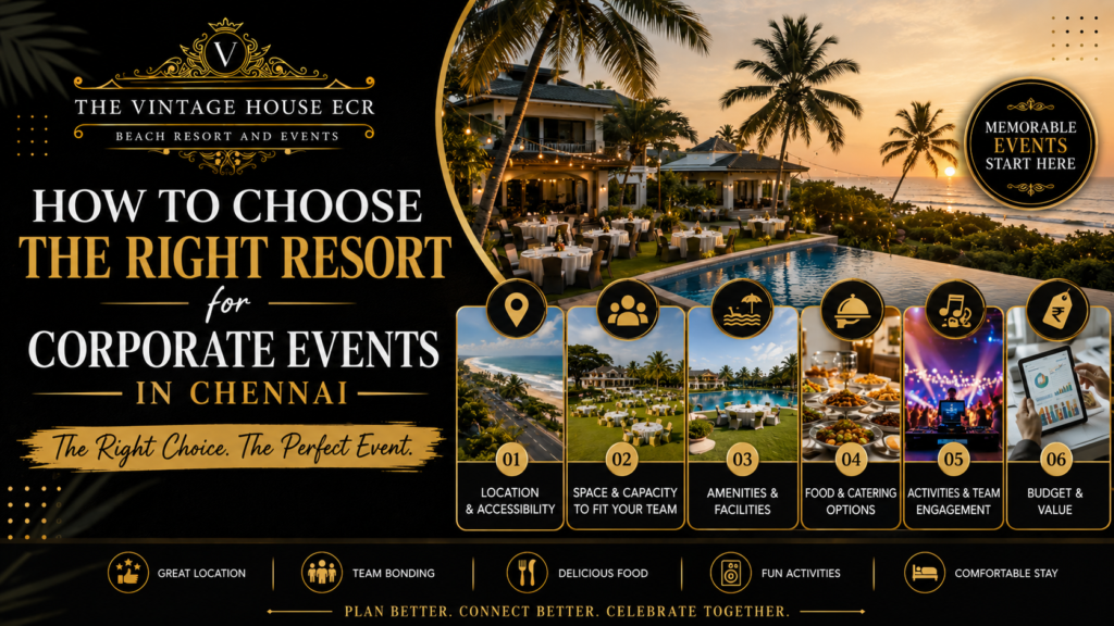 How to Choose the Right Resort for Corporate Events in Chennai